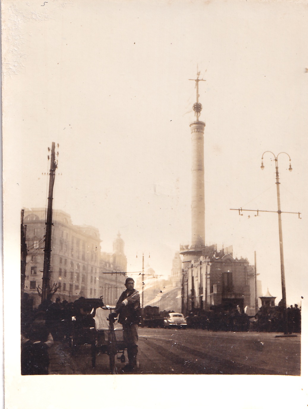 Archvial photograph of Gutzlaff Signal Tower of the Zikawei Observatory in Shanghai